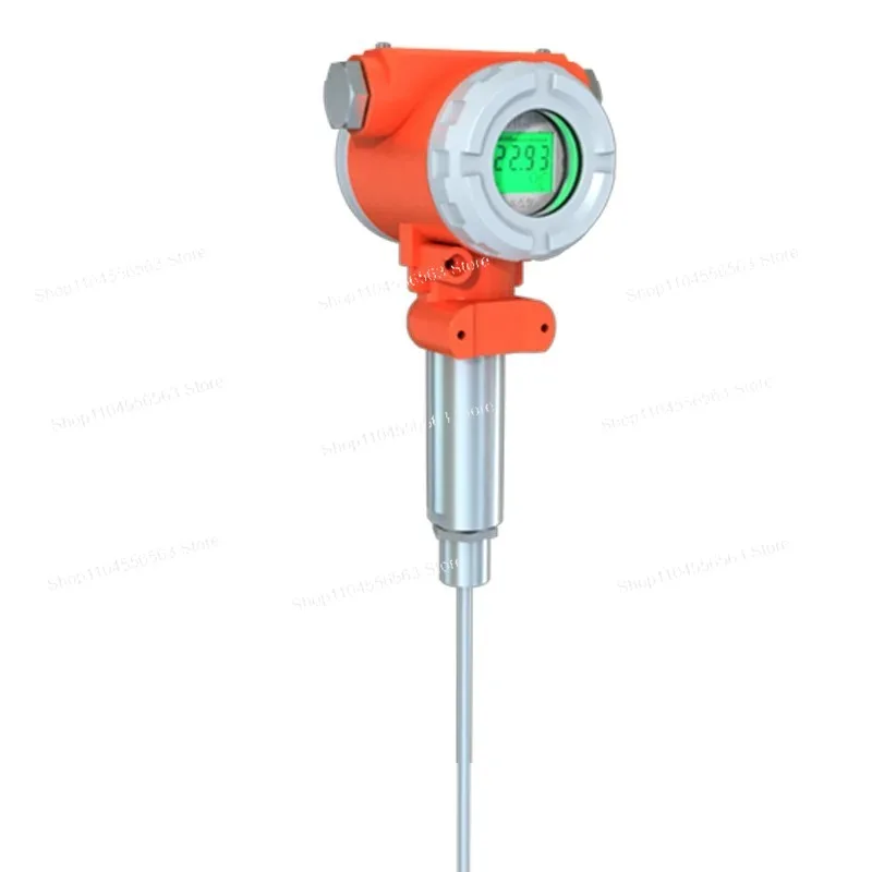 Capacitance Level Transmitter with Temperature Sensor – Water Liquid Level Electrode Switch 4-20mA Output