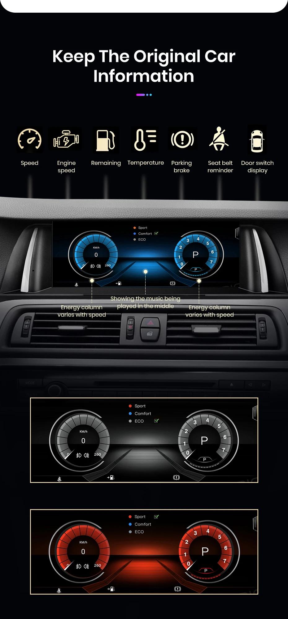 Junsun Kabelloses CarPlay und Android Auto Autoradio für BMW 5er F10 F11 2011-2017 CIC NBT Intelligentes System Stereo GPS-Navigation – Detail 13