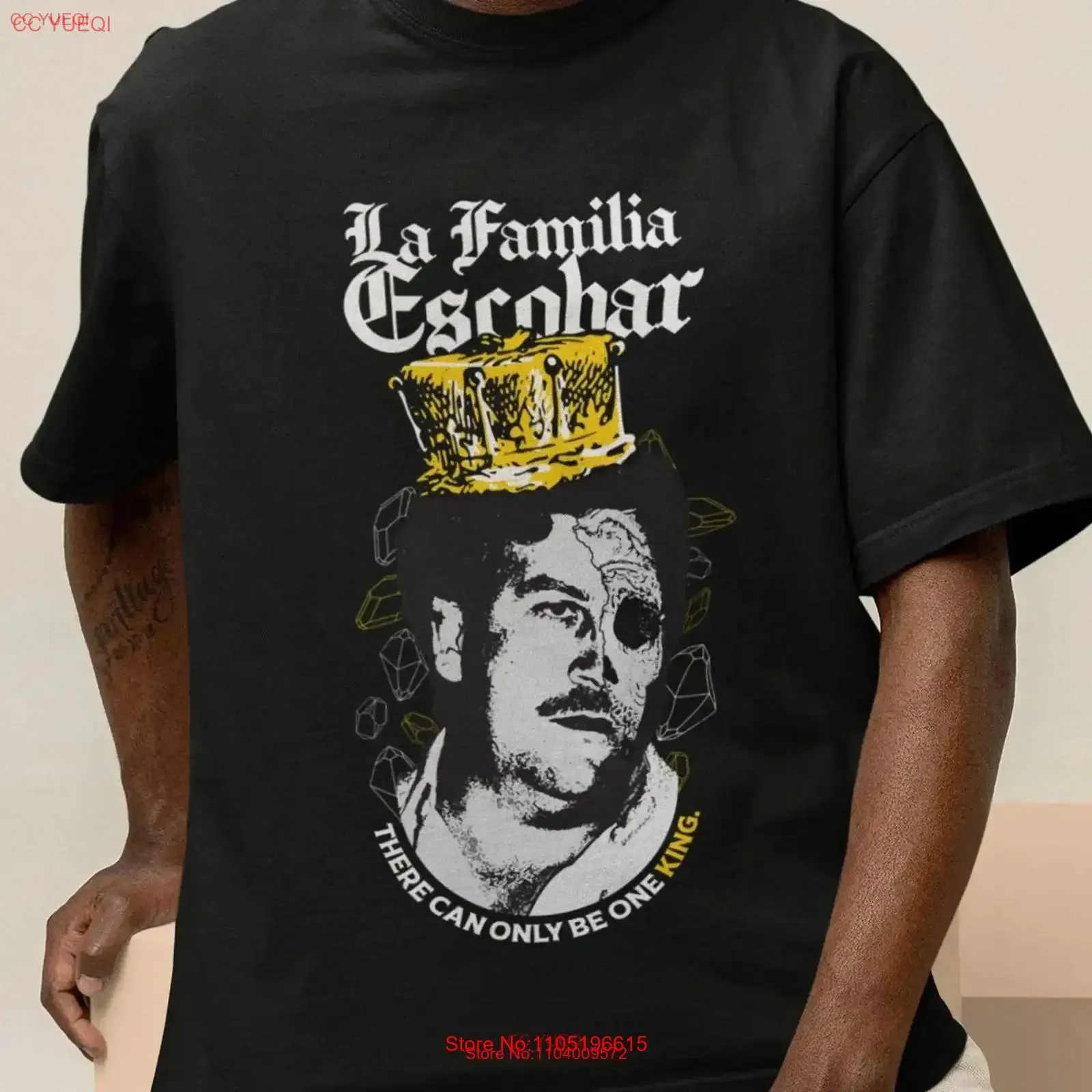 Escobar Mugshot Retro Pablo Bootleg Vintage Colombia Medellin Y2K T Shirt Plata o Plomo for Her Him vintage Washed Unisex