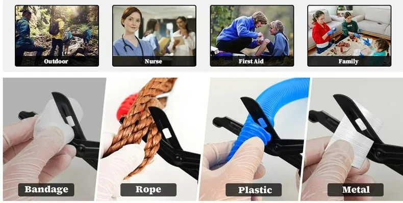 Medical Scissors Bandage Scissors Trauma Shears for Nurses, 7.5\