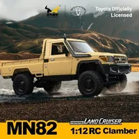 MN MODEL 1:12 Toyota MN82/LC79 MN82 Pro Rc Car Climbing Off-road Truck Vehicle Model Pick Up 2.4G 4WD Crawler Collection Toy
