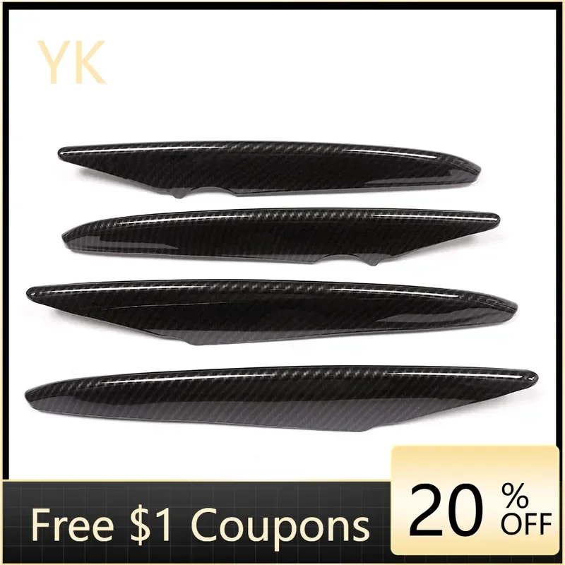 

For Mercedes Benz GLC Class X253 2017-2018 ABS Carbon Fiber Car Car Bumper Air Intake Grille Strips Trim Car Accessories