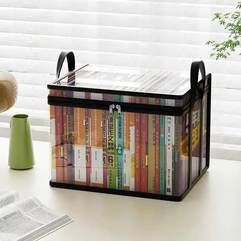 Transparente PVC-Aufbewahrungsbox | Klappdeckel & Sichtfenster | Multifunktionaler Organizer für Spielzeug, Bastelbedarf und Zubehör | Langlebiger Geschenkbehälter – Detail 10