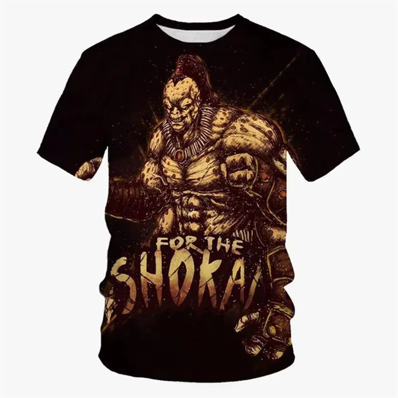 Combat Role 3D Print Men's T Shirt Funny Game Harajuku Short Sleeve Top Casual O-neck Loose Tees Fashion Tee