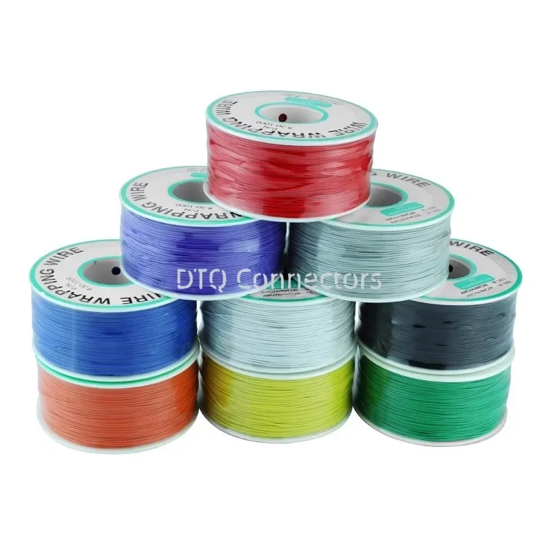 250 meters AWG30 Wrapping Wire Single Strand Copper Cable Ok Wire Electrical Wire for Laptop Motherboard PCB Solder