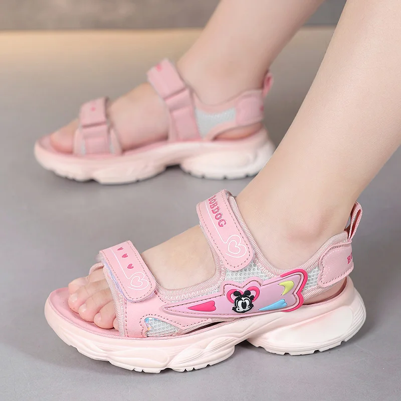 Summer Fashion Brand Children's Sandals Open Toe Girls' Sports Sandals Fashion Design Kids Casual Beach Shoes