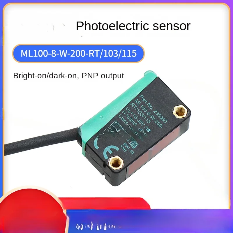 Original ML100-8-W-200-RT/103/115 Diffuse reflection type photoelectric sensor PNP output