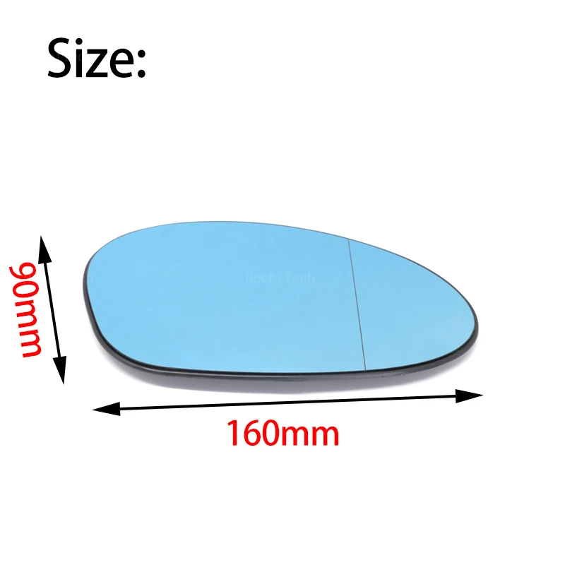 Left Right Side Heated Mirror Blue Glass LH RH Lens Replacement for BMW Z4 E85 E86 1 3 E82 E88 E90 E91 E92 E93 Pre-LCI E46-M3