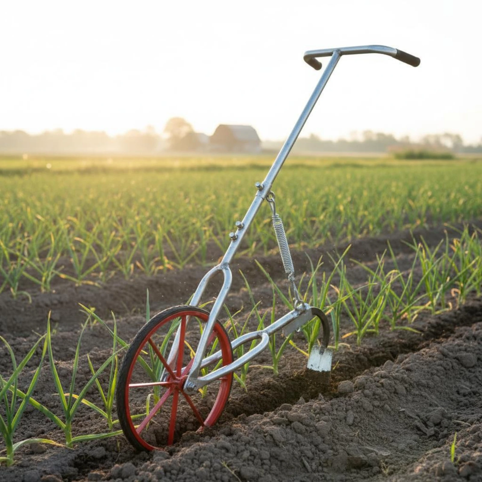 V Shaped Arrache-ail Garden Hoe Labor Saving Garlic Harvesting Tool for Domestic Planting Spaces