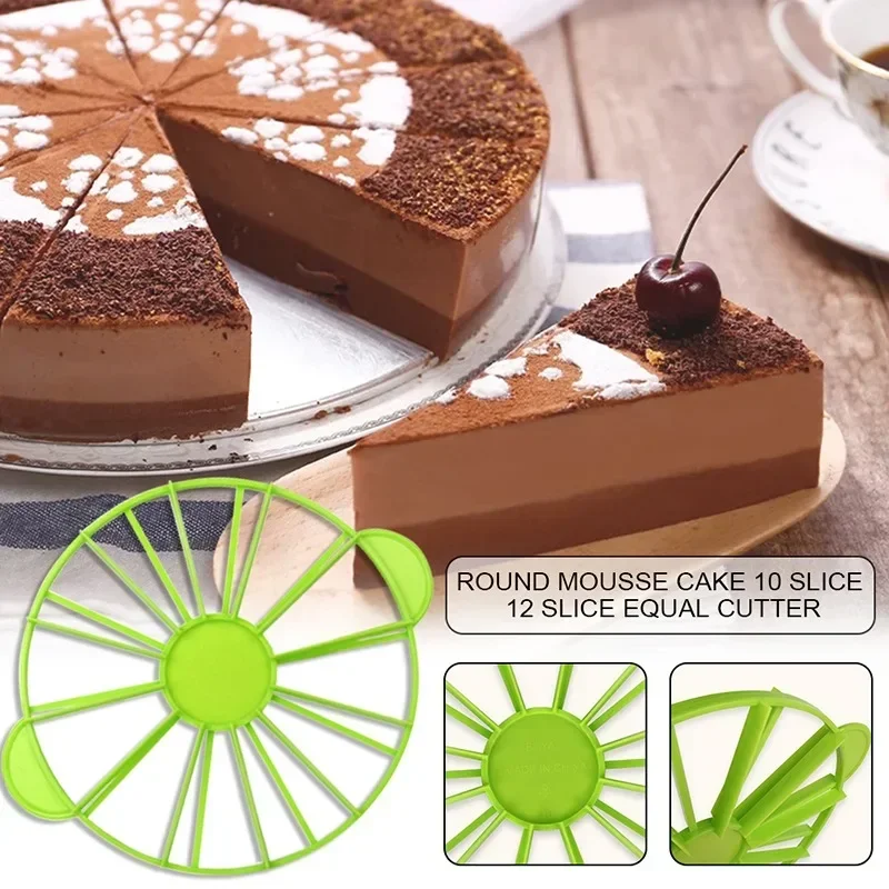 Cake Equal Portion Cutter Round Bread Cake Mousse Divider Slice Marker Baking Tool for Household Kitchen Utensils