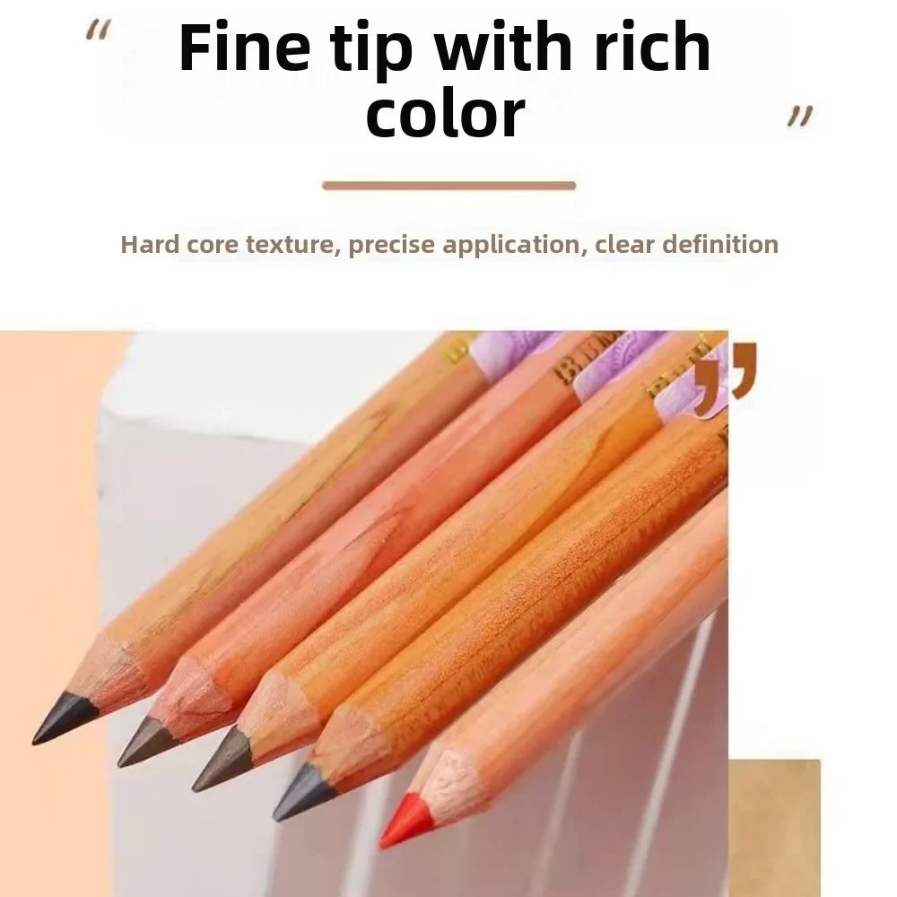 Professioneller doppelköpfiger Augenbrauenstift, wasserdicht, einfach aufzutragen, Microblading-Stift, Augenbrauenstift, Kunsttönung, Make-up