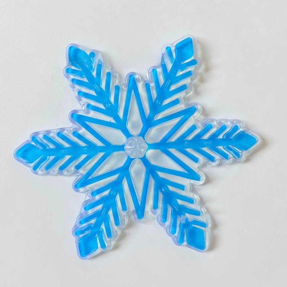 2pcs Snowboard Stomp Pads Plastic Snowflake Shape Anti-slip Sticker For Winter Snow Ice Snowboard Mat Replace Accessories