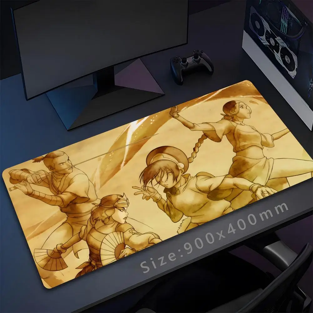 Avatar The Last Airbender Mouse Pad Hot Game Large Computer Mouse Pad Gaming Mouse Pad Waterproof PU full Leather 1000x500