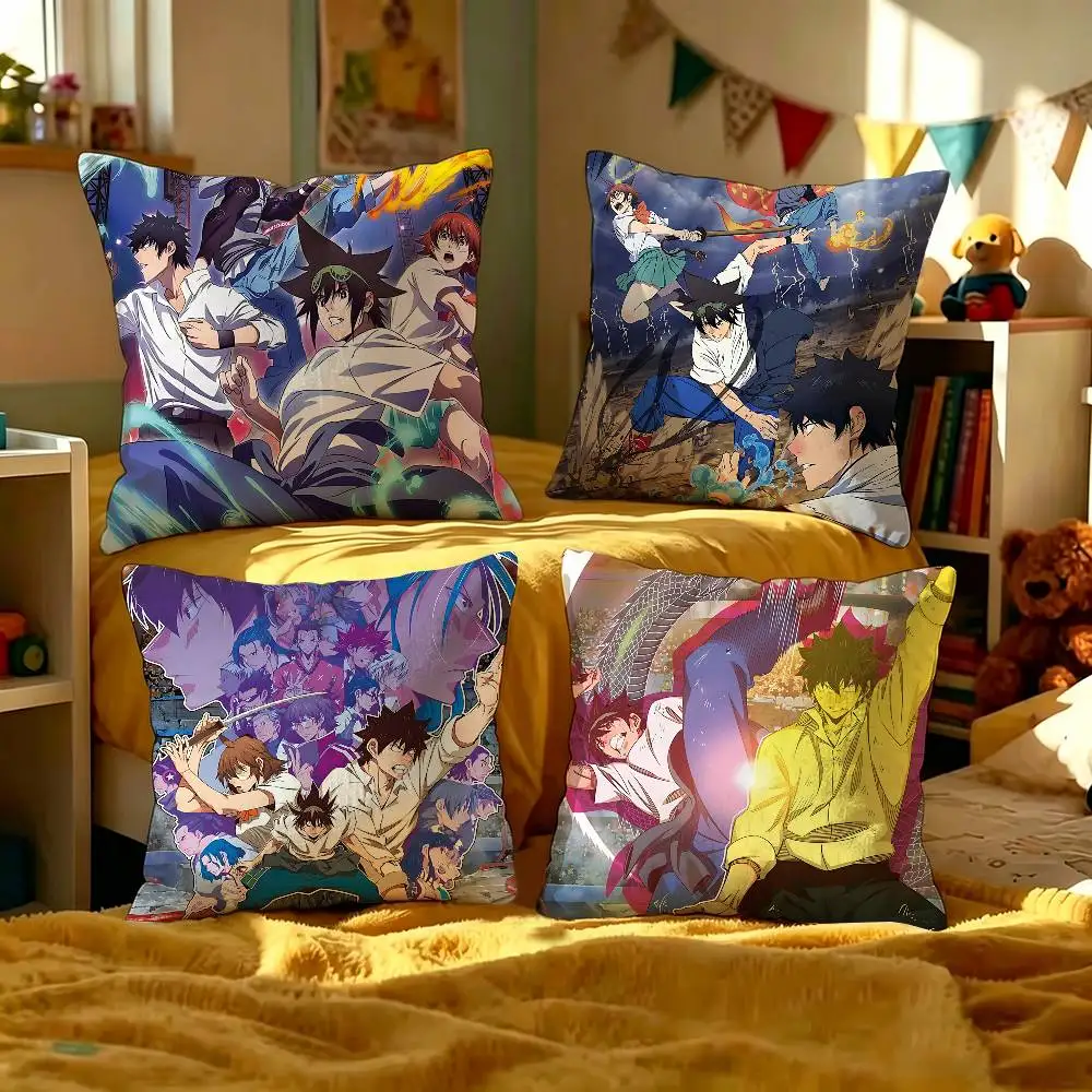 G-God Of Anime High School Cartoon Cushion Cover Polyester Sofa Cushions Decorative Throw Pillows Home Decoration Pillowcover