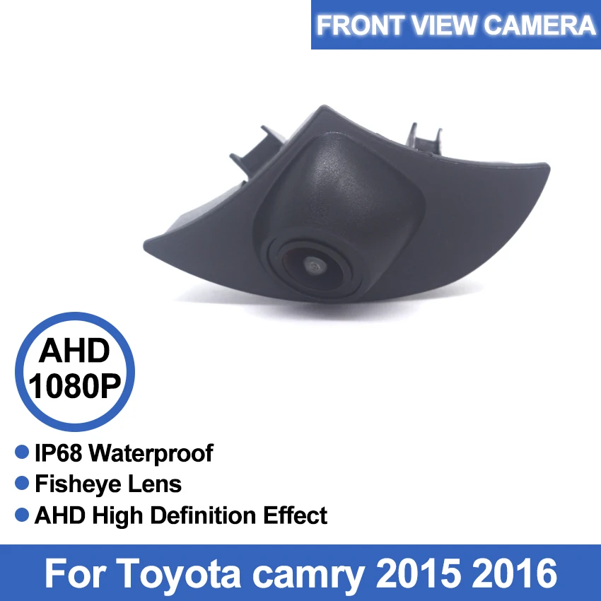 

Car front grille camera For Toyota camry 2015 2016 Car Special Front HD Camera high quality Waterproof Night vision CCD