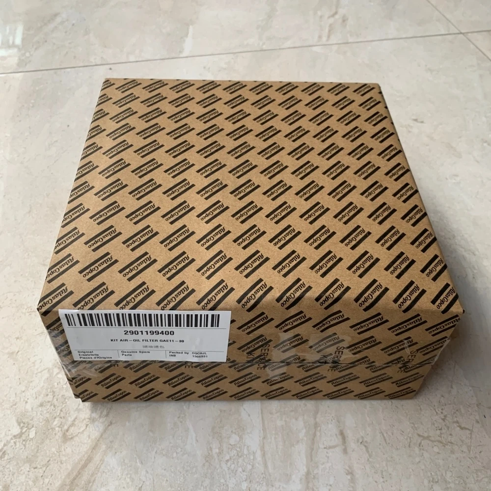 

2 компл./лот 2901199400 оригинальный комплект воздушного масляного фильтра AIR-OIL FILTER GAE11-30 для воздушного компрессора переменного тока