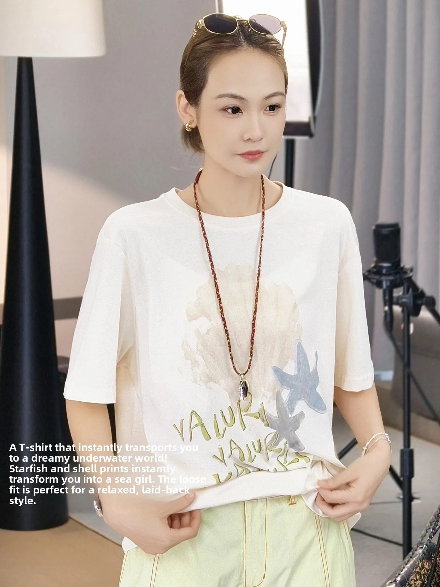 

Meiyang, летняя круглая повседневная футболка с принтом Ne ort Sve, женская свободная футболка из смеси хлопка с классическим узором