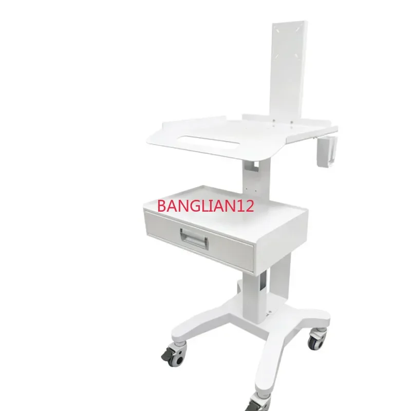 Dental Scanner Cart Storage Auxiliary Cart with Wheels Portable Medical Dental Cart Trolley Dental Clinic Beauty Instrument Tool