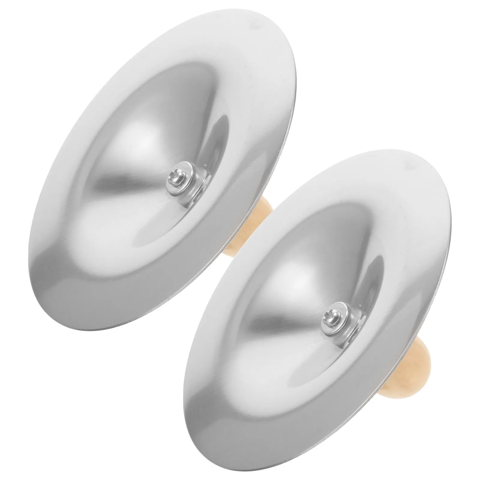2Pcs Mini Cymbals Finger Cymbals Small Musical Instruments Crisp Rhythmic Play Educational Early Learning Portable Sturdy - view 4