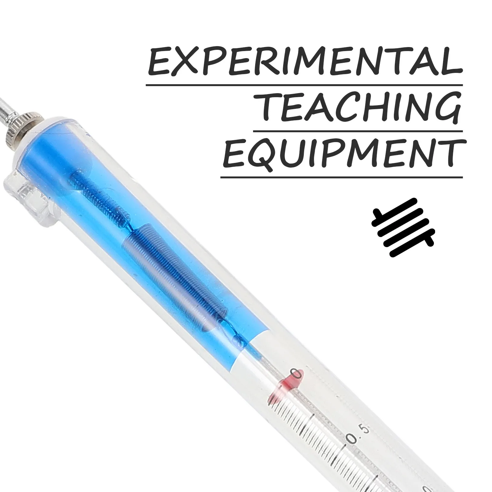 Newton Force Spring Scale 2. Cylindrical Teaching Tool for Physics Experiments Science Spring Balance Scale Measurement Tool