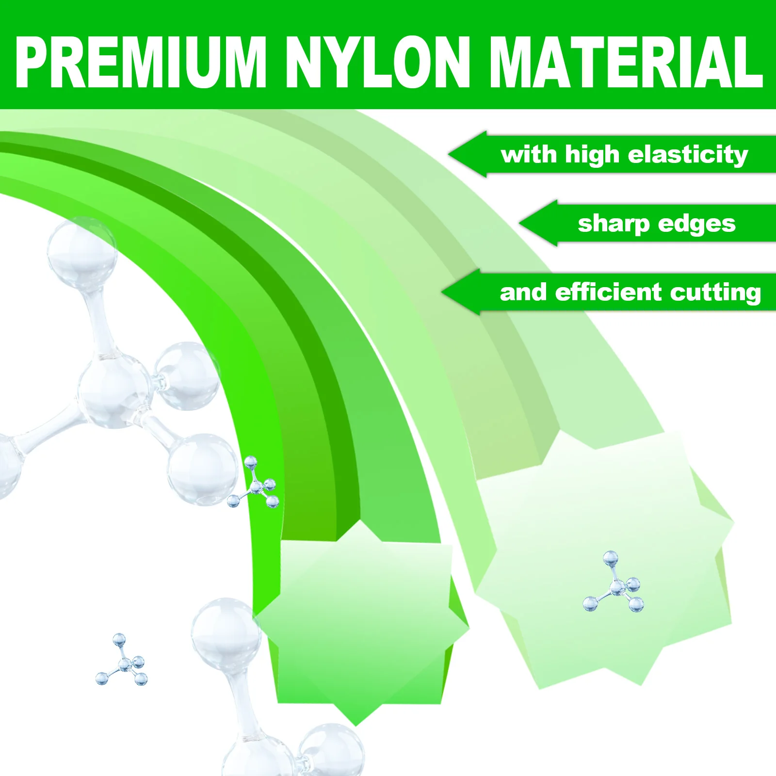 2.7mm*1LB Nylon Octagonal shape Mowing Trimmer Line Trimmer Head String for Grass Trimmer Roll Grass Rope Line Brushcutter Wires