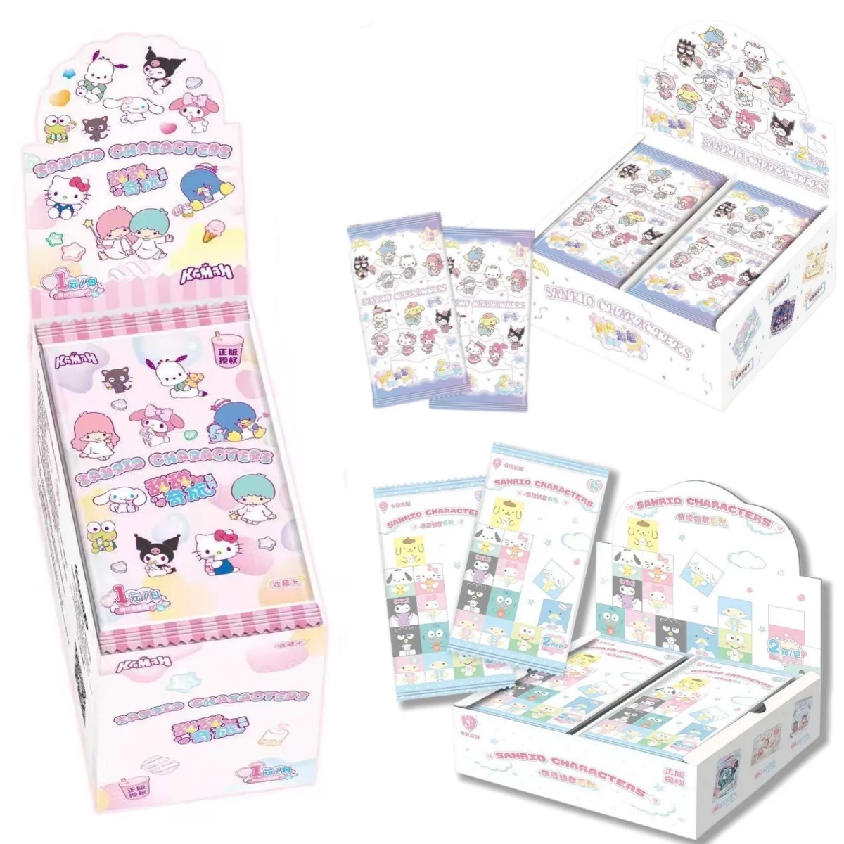 Authentic KABAO Sanrio Family Card Generation Full Box Polaroid Kuromi Hello Kitty My Melody Card Blind Box
