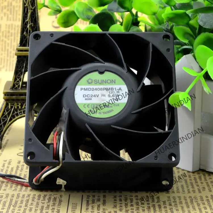جديد 8 سنتيمتر 8038 24 فولت 9.6 واط PMD2408PMB1-A مروحة التبريد الجمعية عدة