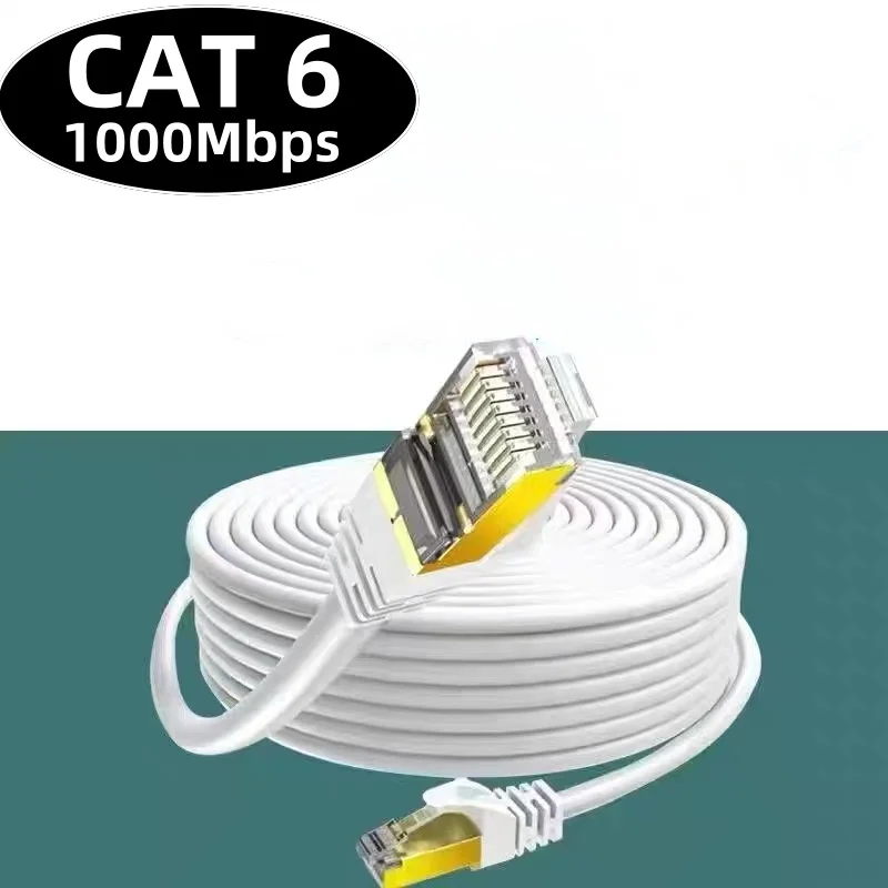 1-30m Router Computer Ethernet Cable High Speed LAN Cord with RJ-45 Connector Internet Network Patch Cord for PC Router Computer
