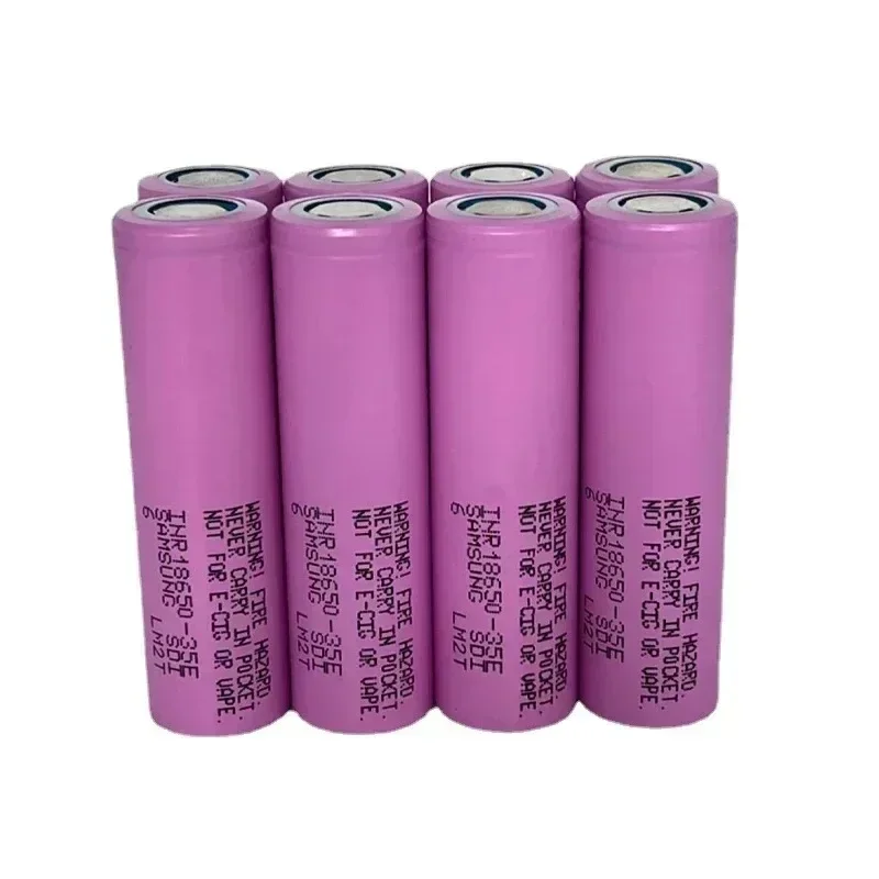 Best Selling 2024  Original 3.7V 3500mAh 25A Discharge INR18650 35E Lithium Ion Battery Rechargeable for Screwdriver Flashlight