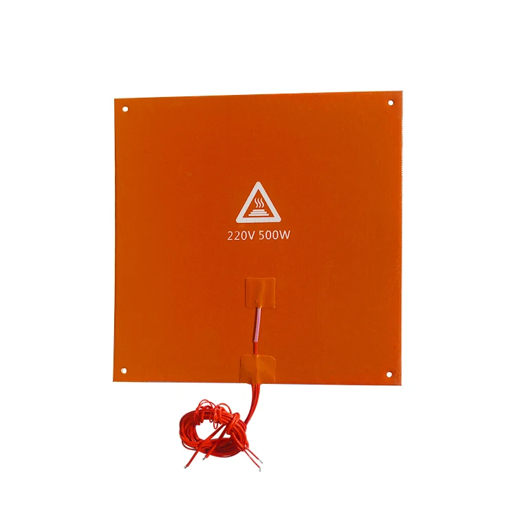 LINK CNC Silicone heating pad heater 250mmx250mm for 3d printer heat bed hole 6mm