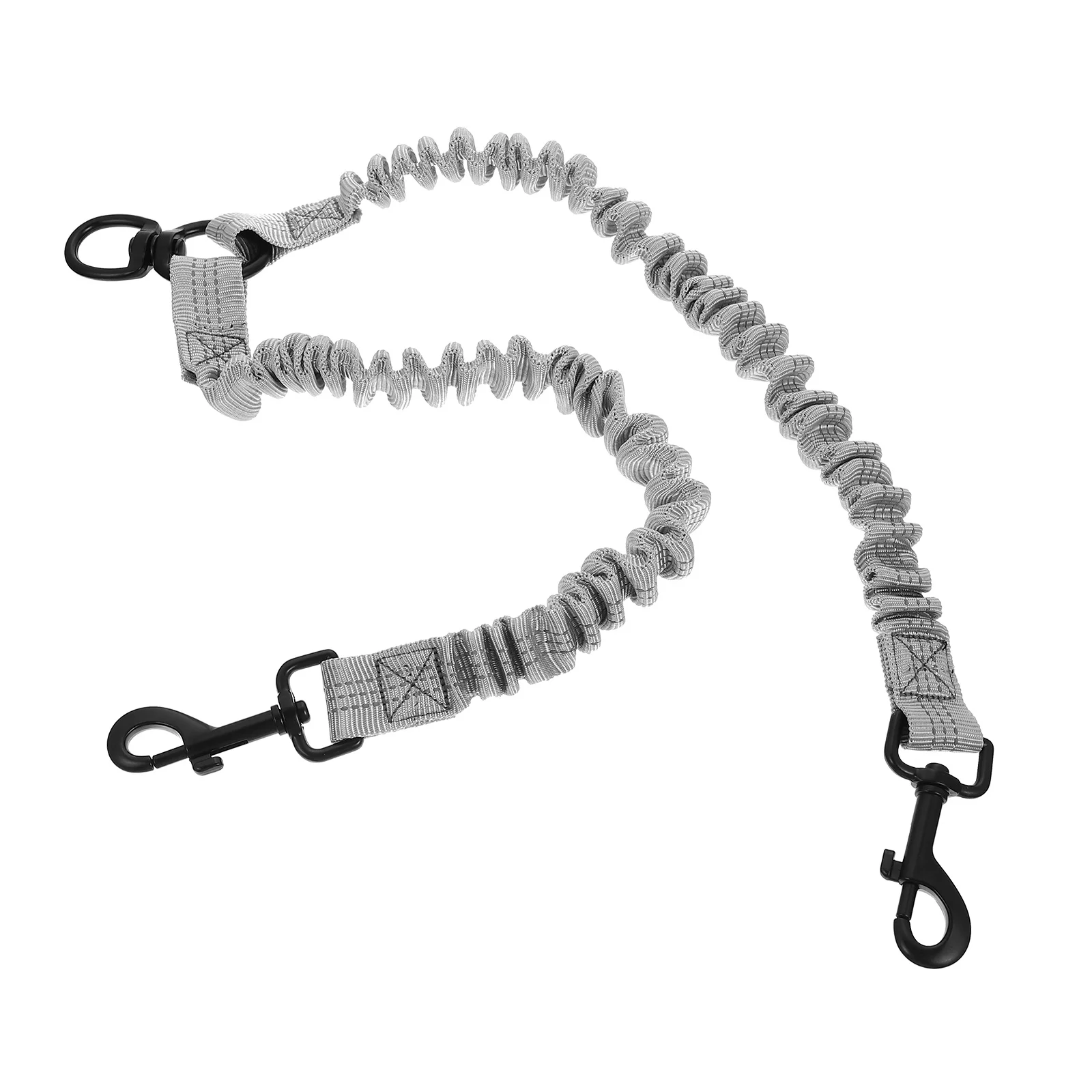 

Double-End Dog Leash Reflective Strong Elastic Outdoor Pet Leash Stretch Retractable Training Lead Comfortable Handle Safety