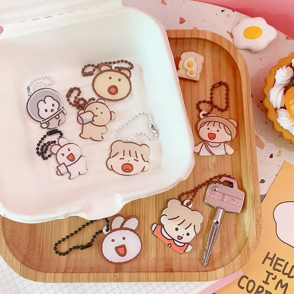 Cute Rhinestone Dachshund Puppy Design Keychain Car Key Ring Decoration Pendant Exquisite Gift For Girlfriend A Variety Of Style