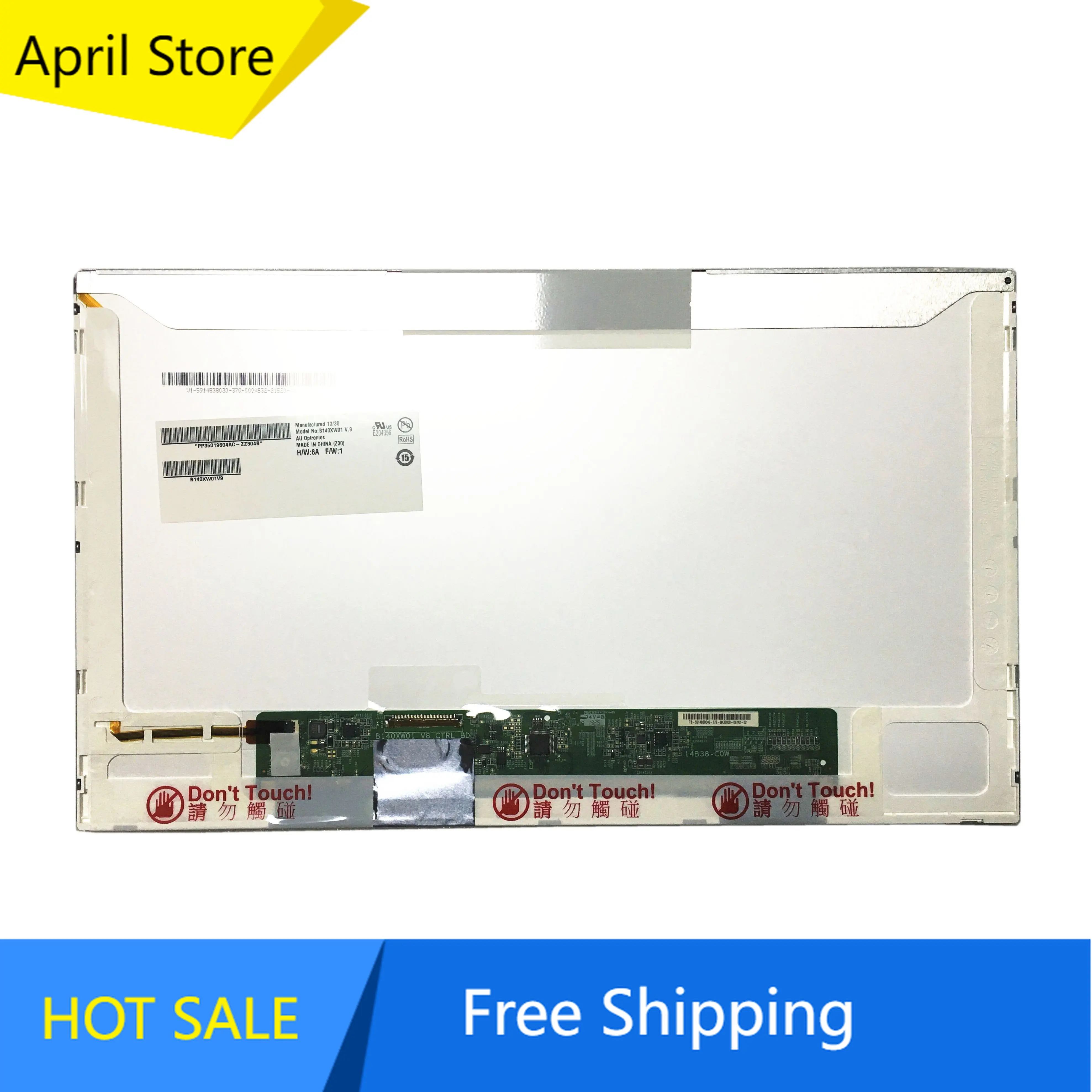 

B140XW01 V.9 B140XW01 V8 V7 V6 V5 B140XW01 V0 V1 V2 V3 14.0''inch Laptop LCD screen panel 1366*768 LVDS 40pin