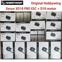 HobbyWing XeRun XD10 PRO 100A/800A ESC 2S Lipo Brushless Sensored D10 Motor Electronic Speed Controller for 1/10 RC Drift Car