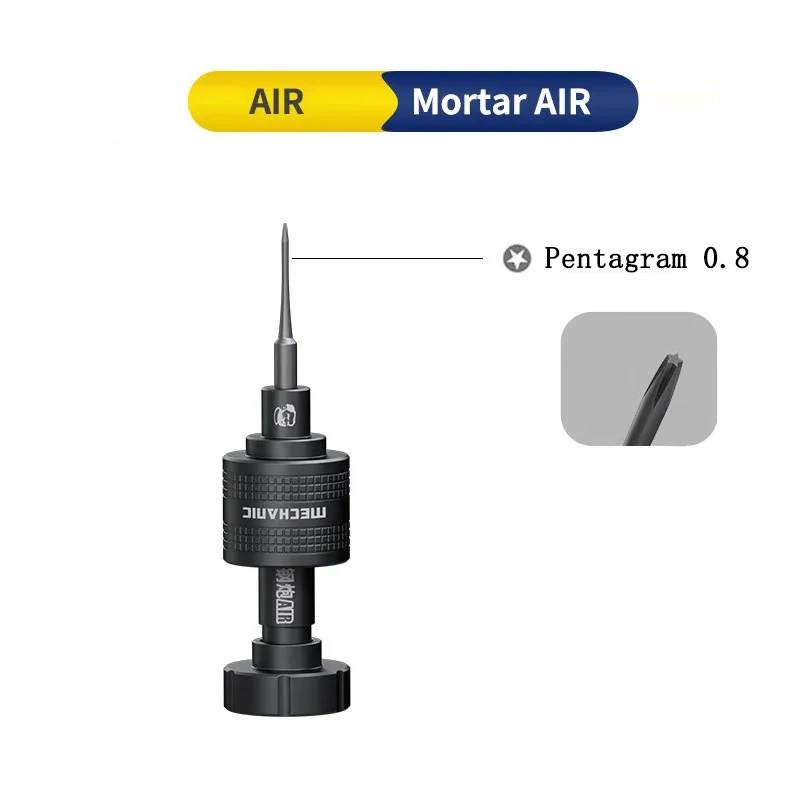 MECHANIC magnetic precision screwdriver Mortar AIR Cross 1.5 1.2 Penta 0.8 Triangle 0.6 Suitable for iPhone repair tools