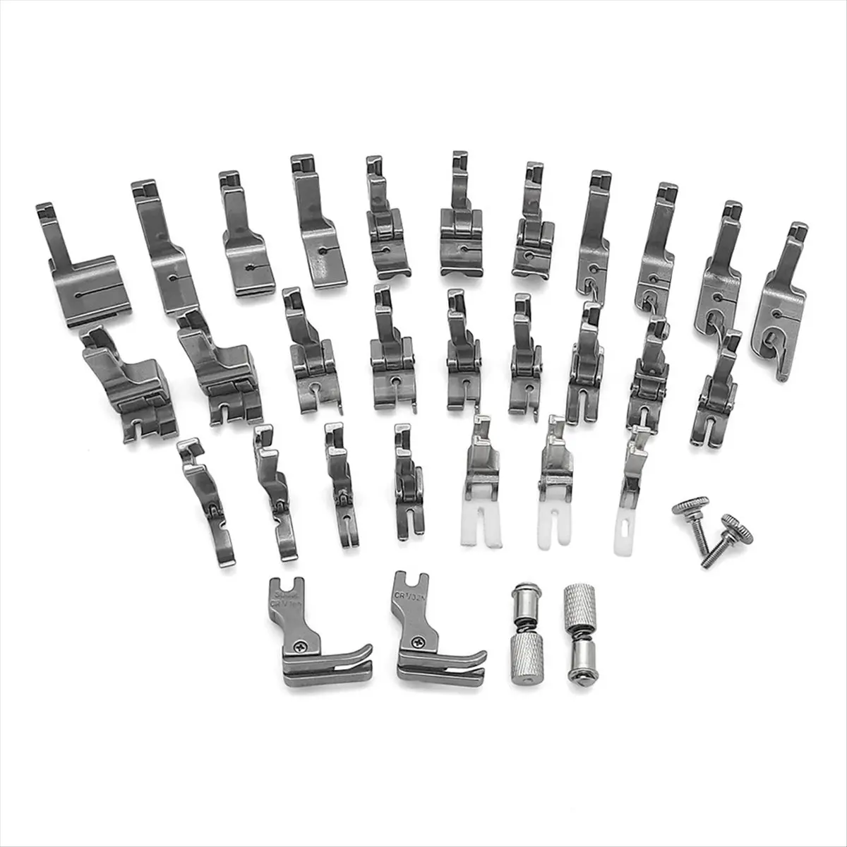 SSR 31 PCS Presser Foot Set 2 Change Screw Auxiliary Upper Feet Device for Singer Industrial Sewing Machine