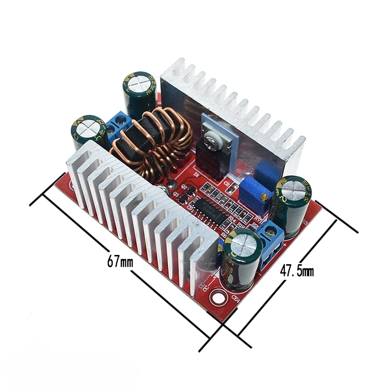 DC 400W 15A Step Up Boost Converter Constant Current LED Driver Voltage Charger Module 8.5-50V to 10-60V