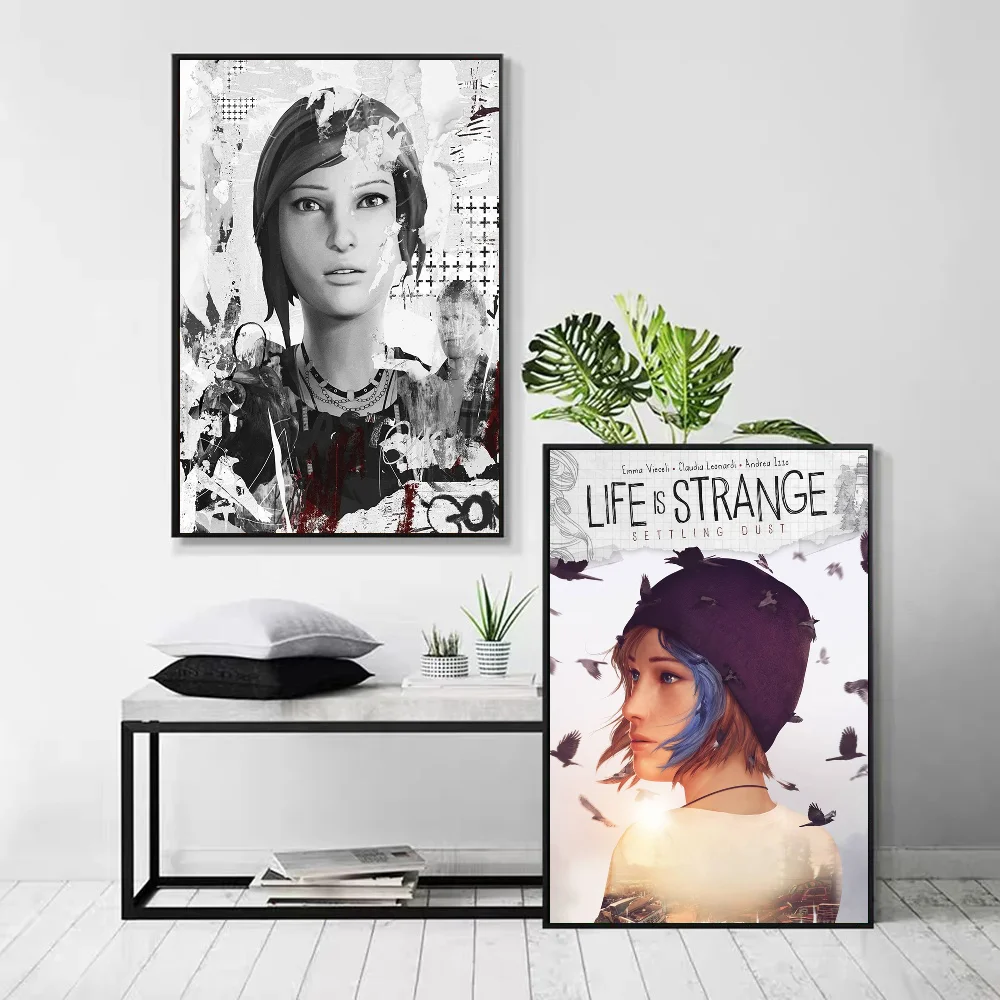 1pc Life Is S-Strange The Storm Game Poster Self-adhesive Art Waterproof Paper Sticker Coffee House Bar Room Wall Decor