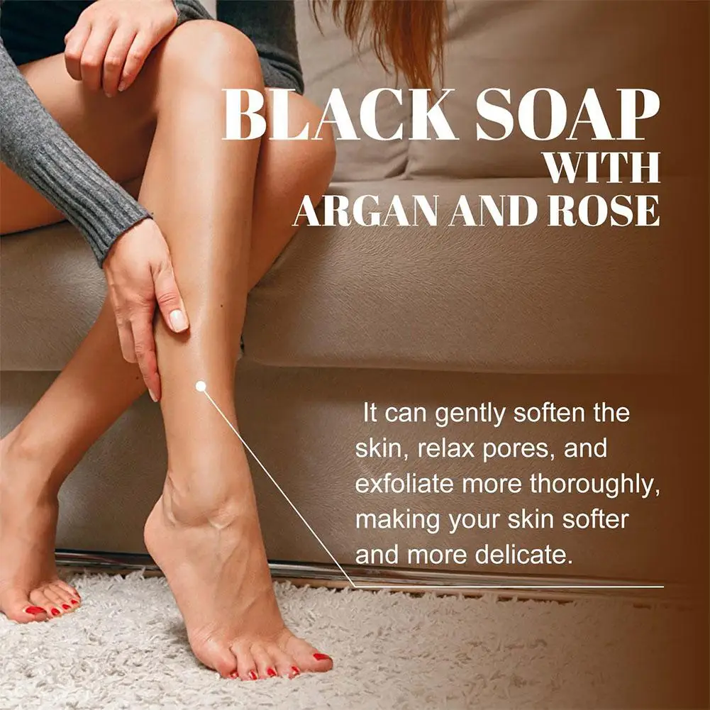 200g Black Beldi Soap With Argan And Rose Zawina Morocco Remove Moisturizing Black Body Skin Soap Beldi Acne Care C8T5