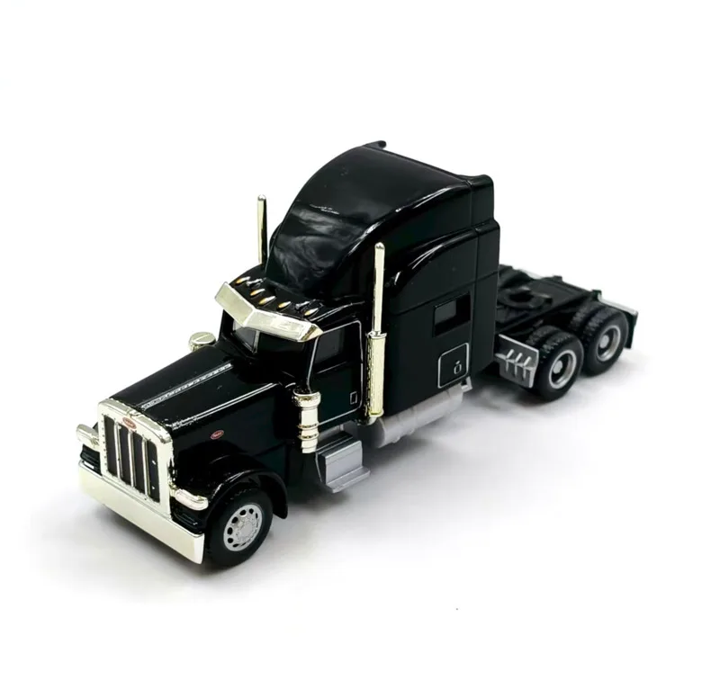 1/87 recién llegado, precio especial, Metal fundido a presión, camión clásico americano, remolque, modelo, muebles, colección de juguetes para niños