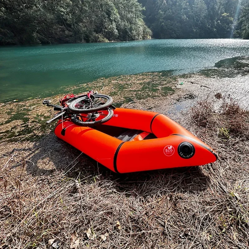 

Tpu Inflatable Packraft Ultralight Inflatable Rafting Pack Raft Boat Inflatable Kayak Canoe Carry Bag Included