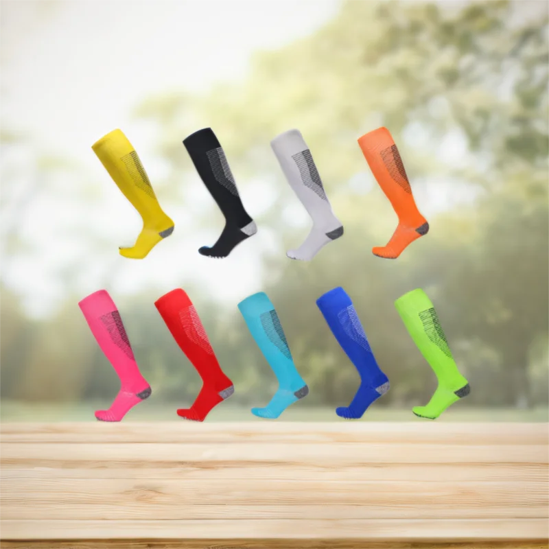 

Non Slip High Knee Football Socks for Men Women Professional Sports Socks Wholesale