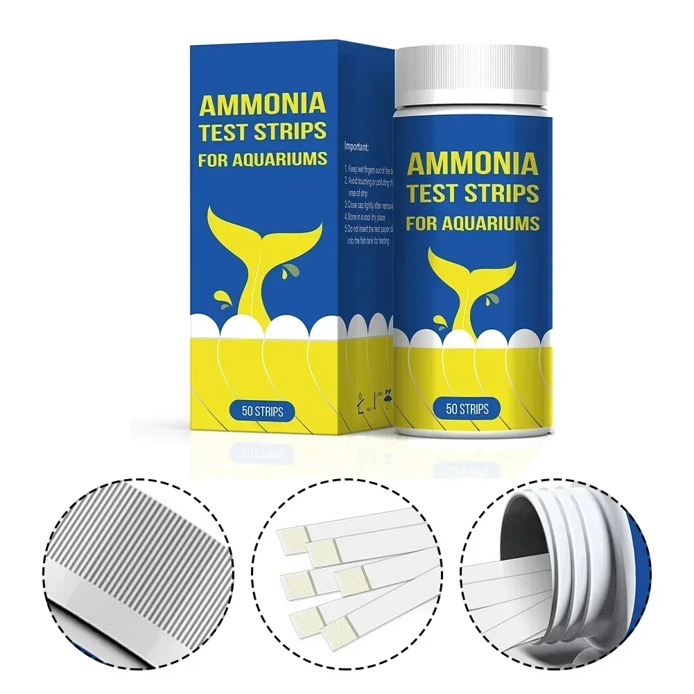 Ammonia Nitrogen Quick Water Quality Test Strips Aquarium Well Being Quick Water Quality Test Strips Paper Kit