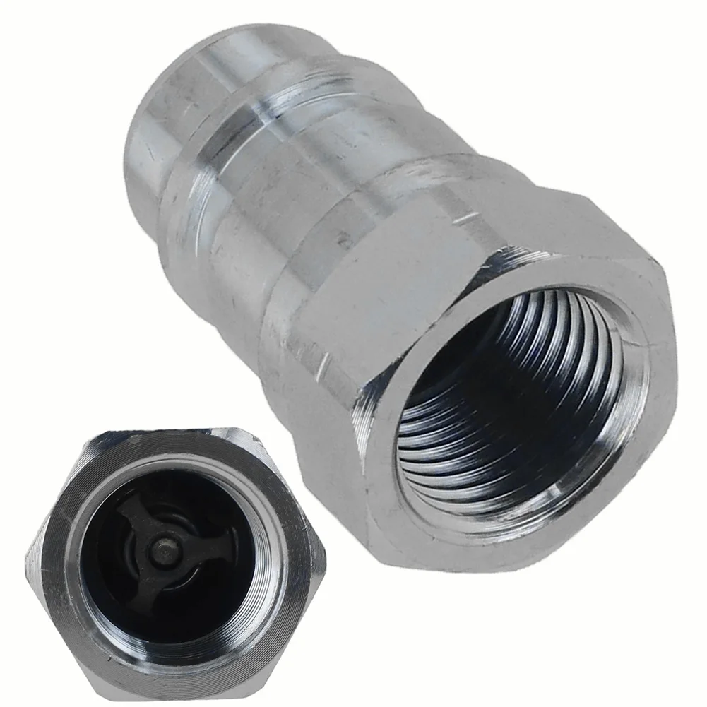 For Jacks And Pumps NPT 1 4-female NPT Threaded Coupler Automotive Hydraulic Quick Coupler Connector Tapered Valve Core