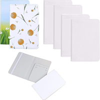 2 Pcs Blank Passport Covers for Heat Transfer – DIY Sublimation Travel Wallets for Custom Gifts and Crafts
