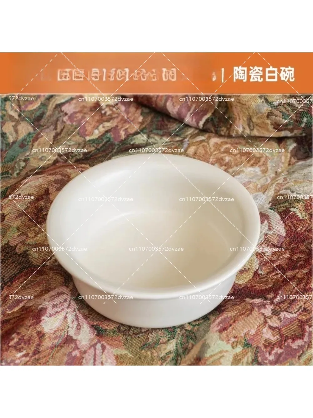 Household anti-knock large diameter, wear-resistant and easy to clean stainless steel pet bowl
