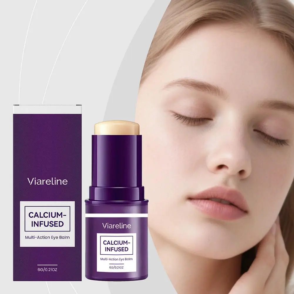 Purple Calcium Volume Multi Balm Stick Moisture Smoothing Fine Lines Firms And Lifts Eye Skin Stick Brightens& Moisturizes Skin