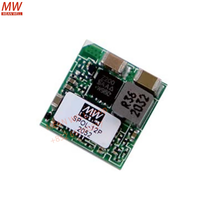 MEAN WELL Switch Power Supply SPOL-12N SPOL-12P 12Amp SMD Package Non-Isolated Programmable DC-DC POL Regulator