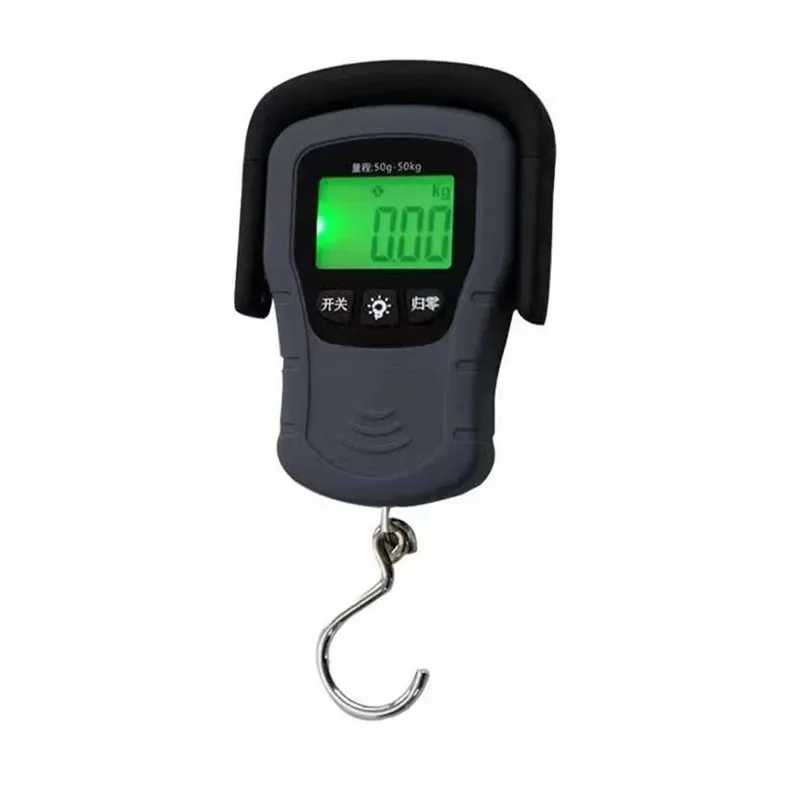 Portable portable electronic scale precision household small high-precision commercial weighing spring weighing fish