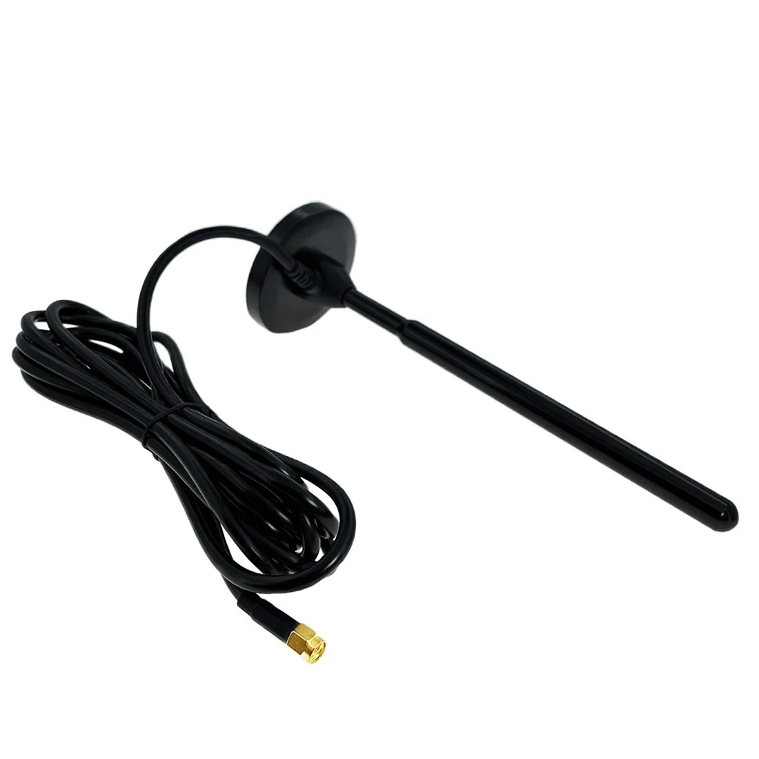 1pc 433Mhz 35dbi High Gain Sucker Antenna Radio Aerial Copper Bar Strong Magnetic 3meters Cable SMA Male